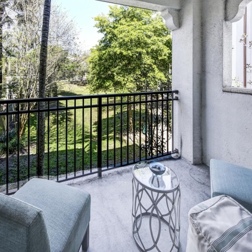 Thoughtful details to elevate your lifestyle covered, private porch with green belt views